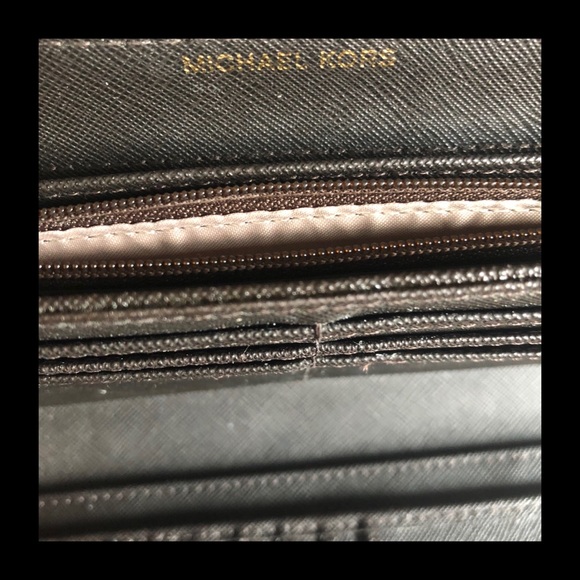 Michael Kors Perforated Zippered Wallet and Wristlet - Picture 3 of 11